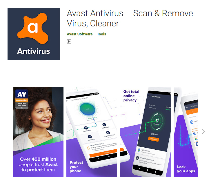 how to uninstall avast antivirus from android phone